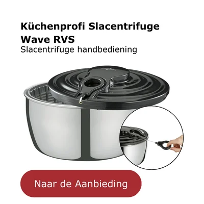 Küchenprofi Slacentrifuge Wave RVS